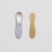 2 spoons, 2017, silver, gold