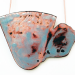 From the serie Cups. pendant, 2014. Enamelled copper, cardboard, plywood (birch), patina, silver, Photo: Jenni Sokura